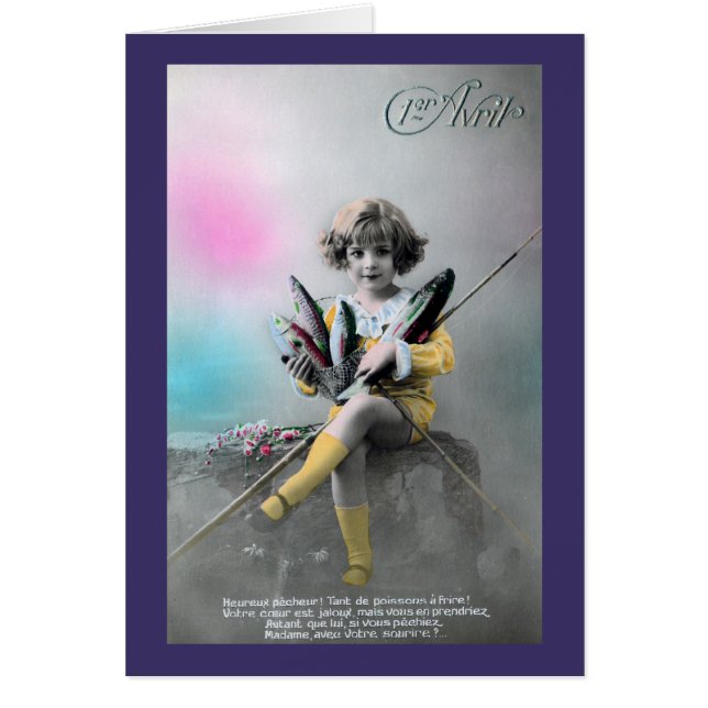 vintage Poisson d'avril (Voorkant)