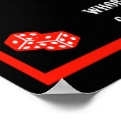 Vintage Poker Night Poster (Hoek)