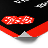 Vintage Poker Night Poster (Hoek)