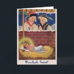 Vintage Polish Wesołyeh Świąt Christmas Retro Art Feestdagen Kaart<br><div class="desc">Vintage Polish Christmas Retro Wesołyeh Świąt! 
wesołyeh świąt, polish christmas, retro polish christmas, vintage polish christmas, poland, polish, xmas, merry christmas, christmas, art, merry, children, baby, jesus, happy</div>