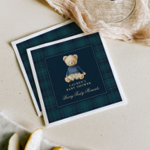 Vintage Polo Beer Schotse Ruit Baby Shower