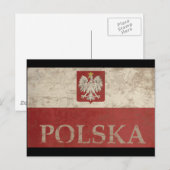 Vintage Polska Briefkaart (Voorkant / Achterkant)