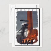 Vintage Polska Poland Slask Briefkaart (Voorkant / Achterkant)