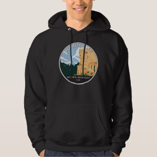 Vintage Pompeys Pillar National Monument Montana Hoodie