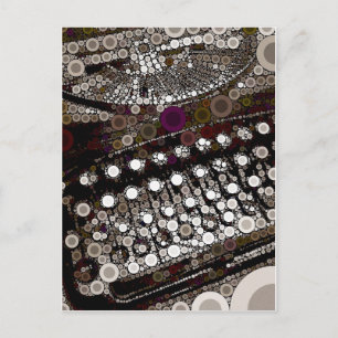 Vintage Pop voor moderne ontwerpen voor schrijfmac Briefkaart