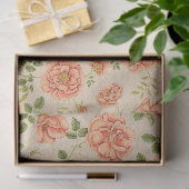 Vintage Populaire Roos Tissuepapier (Geschenk)
