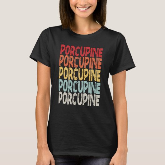 vintage Porcupine T-shirt (Voorkant)