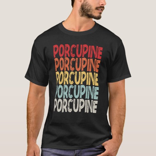 vintage Porcupine T-shirt (Voorkant)