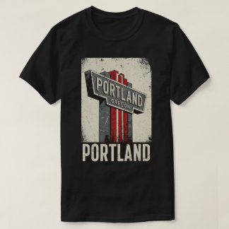 Vintage Portland Oregon T-Shirt - Iconic White Sta