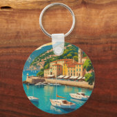 Vintage Portofino Genova Italy Sleutelhanger (Voorkant)