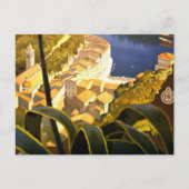 Vintage Portofino Italië Briefkaart (Voorkant)