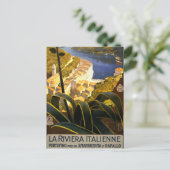 Vintage Portofino Italië Briefkaart (Staand voorkant)