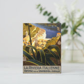 Vintage Portofino Italië Feestdagenkaart (Staand voorkant)