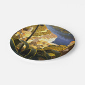 Vintage Portofino Italië Papieren Bordje (Gekanteld)