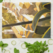 Vintage Portofino Italië Theedoek (Gevouwen)