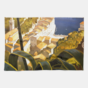 Vintage Portofino Italië Theedoek