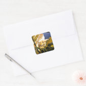 Vintage Portofino Italië Vierkante Sticker (Envelop)