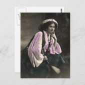 Vintage Portrait of a Gypsy Briefkaart (Voorkant / Achterkant)