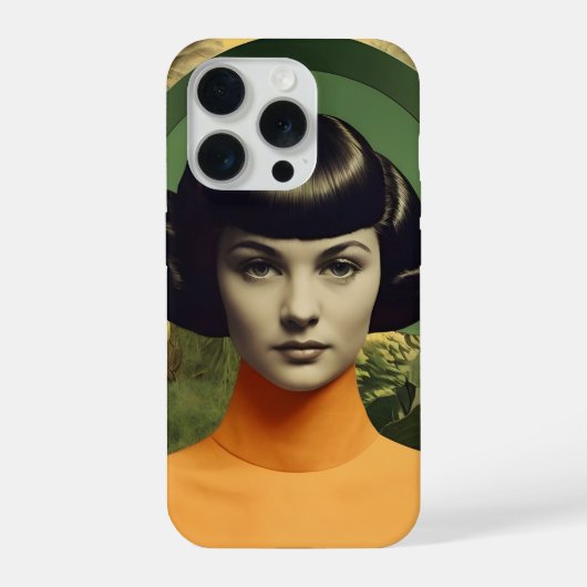 Vintage Portrait Of A Woman iPhone Hoesje (Achterkant)