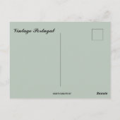 Vintage Portugal Briefkaart (Achterkant)