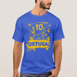 Vintage Portugese Retro Grunge Portugal Voetbal T-shirt