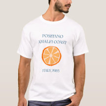 Vintage Positano Amalfi-kust 1985 T-shirt