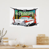 Vintage Poster 1957 Plymouth Fury (Keuken)