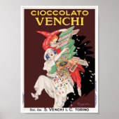 Vintage Poster Afdrukken: Cioccolato - Chocolates (Voorkant)