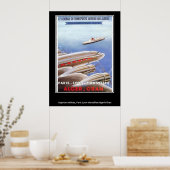Vintage poster Algerije Airlines (Keuken)