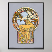 Vintage Poster Alphonse Mucha Ad (Voorkant)