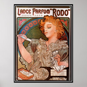 Vintage Poster Alphonse Mucha Perfume