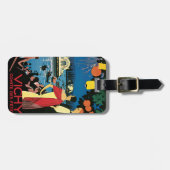 Vintage Poster Art Vichy Frankrijk Bagagelabel (Voorkant horizontaal)