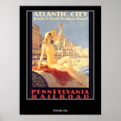 Vintage Poster Atlantic City (Voorkant)