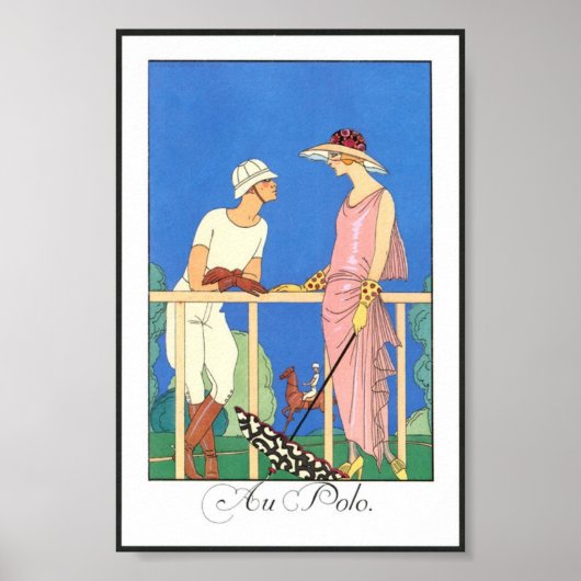 Vintage Poster - Au Polo (Voorkant)