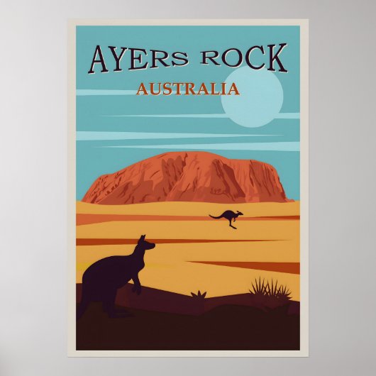 Vintage poster Australië (Voorkant)