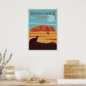 Vintage poster Australië (Keuken)