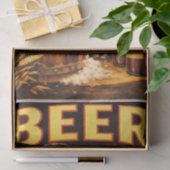 Vintage Poster Bier Viering Decoupage Tissuepapier (Geschenk)