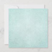 Vintage Poster Blue en Brown Reception only Kaart (Achterkant)