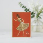 Vintage Poster Briefkaart (Staand voorkant)