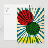 Vintage poster briefkaart (Voorkant / Achterkant)
