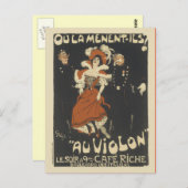 Vintage Poster Briefkaarten (Voorkant / Achterkant)