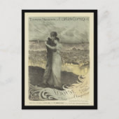 Vintage Poster Briefkaarten - Lovers (Voorkant)