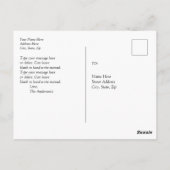 Vintage Poster, Chicago's Buckingham Fountain, doe Briefkaart (Achterkant)