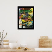 Vintage Poster Comic Book Hoesjes - Let op (Keuken)