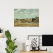 Vintage Poster Country Landscape Painting (Thuiskantoor)