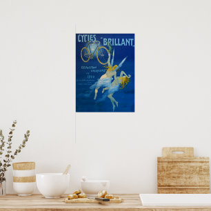 Vintage Poster Cycles Brillant Henry Grey C 1900