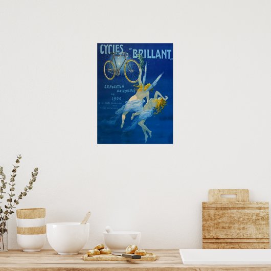 Vintage Poster Cycles Brillant Henry Grey C 1900 (Keuken)