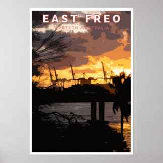 Vintage Poster - East Fremantle, Western Australië