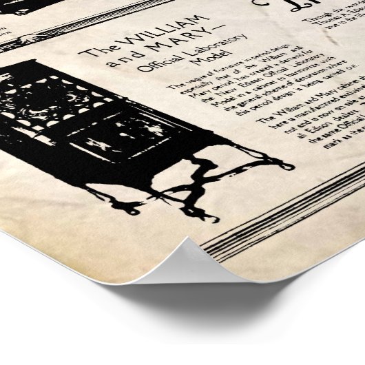 Vintage Poster Edison Phonograph 1917 (Hoek)