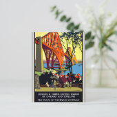 Vintage-poster - Engeland en Schotland Briefkaart (Staand voorkant)